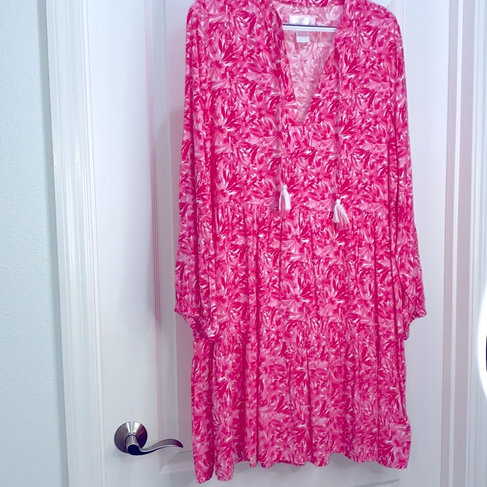Stella Parker NWT size large PINK pink petal shower dress. New with tags - Picture 3 of 14